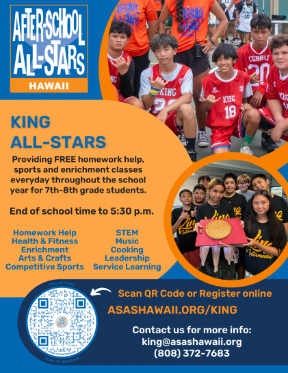 2025-2026 Registration Flyer - King 2025-2026 Registration Flyer - King