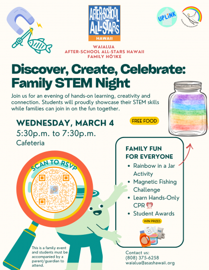 25-26 Q3 - Waialua Hoike Flyer (030426)