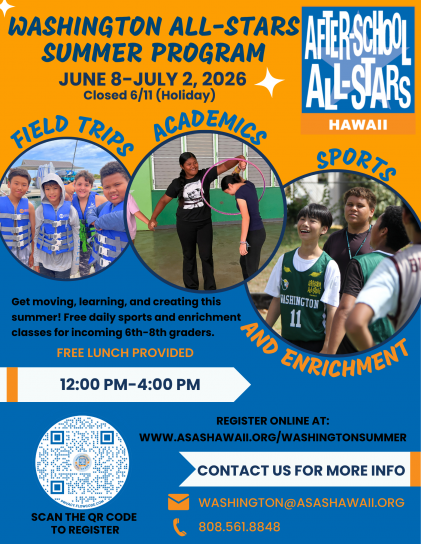 26-27 Q0 - Washington - Summer Registration Flyer