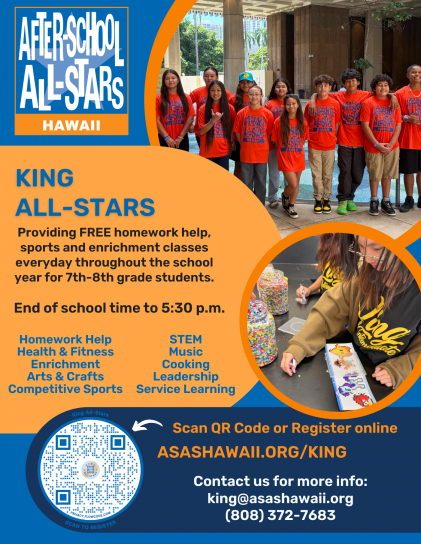 2026-2027 Registration Flyer - King