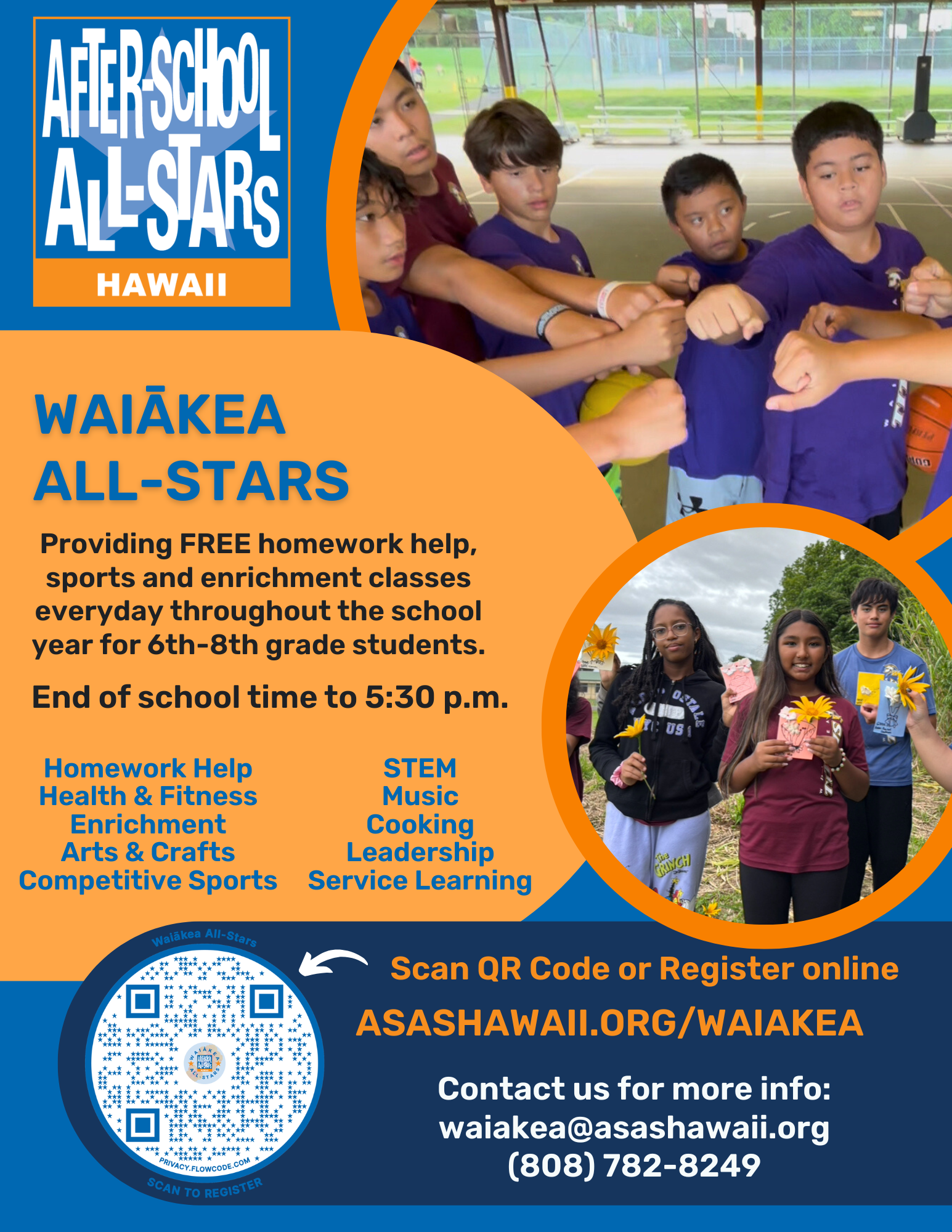 2026-2027 Registration Flyer - Waiakea